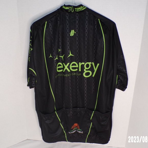 HINCAPIE MEN'S FULL ZIPPERED TOUR OF CALIFORNIA BICYCLE RACING JERSEY SIZE 2XL - Picture 4 of 13
